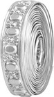 Metal Ribbon For Decor Craft - Decorative Silver Trim For Crafting - 0 8   3    