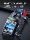 8-in-1 Car Jump Starter With Air Compressor     5500a Peak  150psi Tire Infl