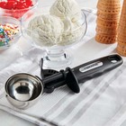 Professional Old Fashion Ice Cream Scoop In Black