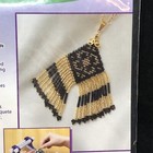Clover Pendant Necklace Beading Loom Kit Toho Beads  9922 Diy Gift Idea Japan