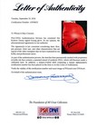 Roberto Duran Signed Everlast Boxing Glove - Psa dna Letter