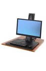 Ergotron Workfit Single Monitor Sit stand Desk Converter - New 