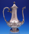Baronial Old By Gorham Sterling Silver Tea Set 4pc   9039  Gorgeous 