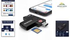 Compact Usb Reader For Sim Cards And Multi-media Formats With Software