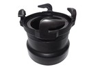 Valterra T1028 Rotating 3  Hub-to-twist Rv Sewer Outlet Adapter