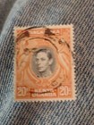 Kenya  Uganda And Tanganyika 1938 20 Cent Stamp Canceled   Unhinged Vgc