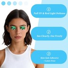 Iiglunatic Tanning Eye Protection - Crystal-clear Disposable One Size  Green