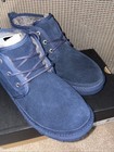 New Ugg Neumel Blue Suede Chukka Boots Men   s Size 9 New In Box