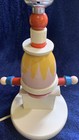 Vintage  1960  Wooden Humpty Dumpty Nursery Child s Lamp  Nursery Plastics Inc 