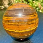 3 5lb Natural Tiger Eye Stone Crystal Ball Quartz Healing Sphere D  cor