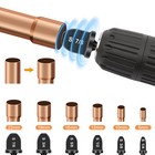 11x Swaging Tool Drill Bit Set Air Conditioner Copper Pipe Flaring Tube Expander