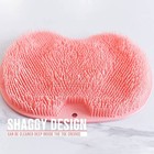 Foot Scrub Mat For Shower Non-slip Back Bath Wash Pad Quick-dry Shower Scrubber 