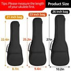 21  Waterproof Padded Ukulele Case With Adjustable Straps For Soprano