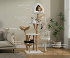 Pawz Road Solid Wood Cat Tree Tower Scratching Post Scratcher Cat Condo House