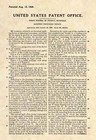 Official Tattoo Machine Us Patent Art Print - 1929 Percy Waters Antique Gun  504
