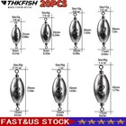 20pc Fishing Weights Inline Weights Trolling Sinkers Swivel Weights Fish Sinker