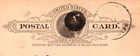 1886 Ux9 Antique Postal Card Cool Fancy Cancellation 1c How Much Are Taxes