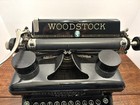 Vintage 1933 Woodstock No 5 Standard Typewriter Glass Keys Factory Rebuilt