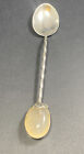 Silver 900 Spoon 4    Souvenir Spoon Fine Vintage Made In Chile W  Agate Ends