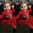 Christmas Toddler Kids Baby Girl Xmas Flared Party Santa Swing Dress Clothes