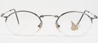 Vintage Ke 1250 1 Antique Silver Unique Rare Eyeglasses Glasses Frame 46-20-130