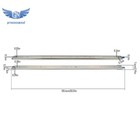 1 Pair Locking Drawer Slides 52 Inch Full Extension   Lock 500 Lb Load Capacity