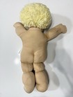 Cabbage Patch Kids 16in Soft Body Doll Blonde Curly Yarn Hair Blue Eyes 1982