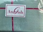 Ann Gish the Art Of Home queen Duvet tatami rare luxury ice Blue msrp  825 nwt 
