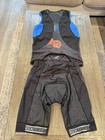 Mens Rocket Science Black Cycling Kit Triathlon Tri Suit Jersey   Shorts  Large