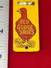 Antique 1930 s  red Goose Shoes  Tin Lithographed Advertising Whistle  Nice Cond