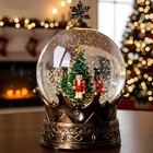 Christmas Snow Globe Lantern Water Glittering Nutcracker Crown Crown Nutcracker