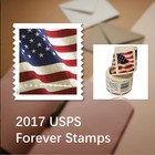 Usps Forever Stamps 2017  Forever Us Flag  Coil Of 100 Postage Stamps