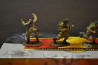 Conte World War Ii - Ww2-016 -  american Airborne Charging  - 4 Figure Set