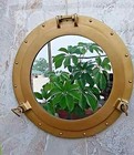 Window   Wall Porthole Decor Nautical Antique Brass Porthole 12 Inch Ship Boat