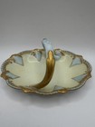 Vtg Royal Crescent China Bavaria Hand Painted Basket Porcelain Handled