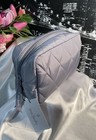 Vera Bradley Ultralight Medium Quilted Cosmetic Bag In Frost Gray Nwt Rv 65