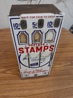 Johnson Fare Box Co Original Metal Postage Stamp Vending Machine