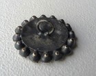 Antique French Victorian Button W Rhinestones  automne  Pretty Lady