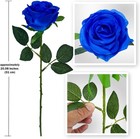 12 Pcs Rose Artificial Silk Flowers Fake Roses With Long Stems Realistic
