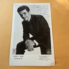 Joey Dee  Singer 1950   s  Autographed Photo Signed Roulette Records Card