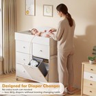 Baby Dresser With Changing Table Top 4-drawers Changing Table Dresser With