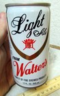 Vintage Walters Light Ale Empty Pull Top Style Beer Can  Man Cave Decor