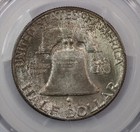 1948-d Franklin Half Dollar Pcgs Ms65fbl