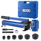 Hydraulic Knockout Punch Set - Electrical Conduit Hole Cutter Tool Kit 1 2  To 2