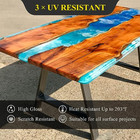 68oz 3  uv Resistant Resin Kit no Bubble   Crystal Clear Epoxy Resin For Coating 