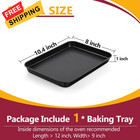 P p Chef 10 5 Inch Baking Cookie Sheet Pan  Carbon Steel Inch  Black 