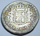 1772 Guatemala Silver 1 Reales Antique 1700 s Spanish Colonial Pirate 1r Coin