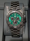 Tag Heuer Formula 1     green Sunburst     Quartz Chronograph Watch Caz101am