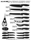 Knives Set Serrated Stainless Steel Steak Kitchen Chef Cutlery Sharp Knifes