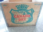 Vintage Advertising Wood Carrying Crate Canada Dry Ginger Ale Fc-12-63